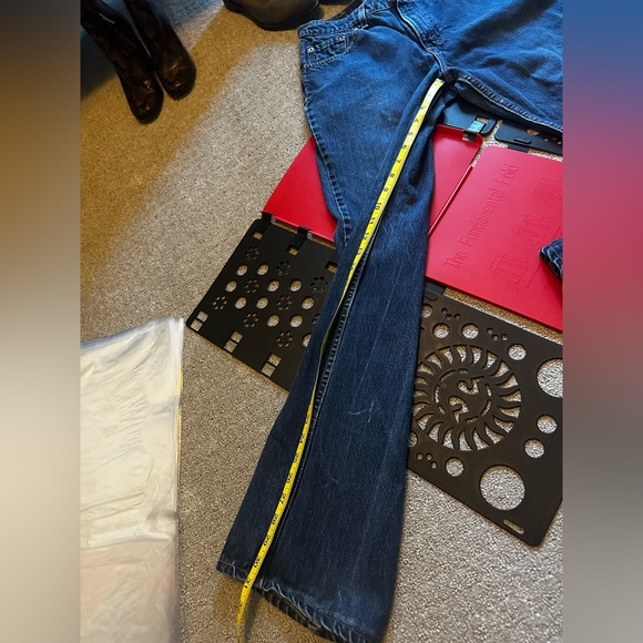 Vintage Levi's 517 Bootcut Dark Wash Jeans, Size 11 - Picture 7 of 7